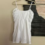 Aerie Smocked Tie Cotton Short Romper Photo 6