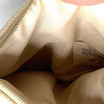 Chloé Parfum Canvas Coin Purse Makeup Case Gold Charm Red Stitching Chic Travel Photo 8