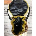 Juicy Couture NWT Faux Fur Gold & Black Sequin Cheetah backpack Photo 3