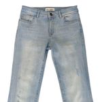 DL1961 Mara Instasculpt Straight Ankle Jeans Light Wash Step Crop Fray Womens 26 Photo 2