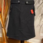 Club Monaco Epaulettes button detail Wool knee skirt A-line pencil fit Flare bodice zip side school girl costume winter Designer Luxury Photo 0