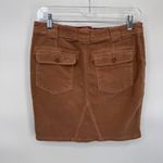 Y2K Gramicci Corduroy Cargo Mini Skirt Brown Utility Pockets Plaid Lined Size 4 Photo 3