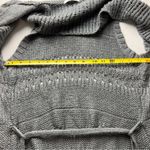 Delias Grey Knit Shawl Collar Sleeveless Sweater Vest Cardigan Belted Size L Gray Size L Photo 5