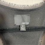 Greylin  Dress Black Sleeveless Bodycon Ruched Ruffle Cocktail Dress Photo 6