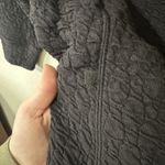 Lululemon Rippled V-Neck Pullover Sweatshirt Women's 2 Black Slouchy Hi Low Hem Photo 3