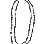 Boutique Long Glass Beaded Necklace Statement Piece Colorful One of a Kind NWT New Photo 1