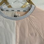 Madewell  MWL Airterry Colorblock cropped pullover XS Photo 5