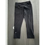 Lululemon‎ Speed Tight II 8 Crop Luxtreme Black Reflective Leggings Athleisure Photo 3