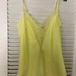 Venti6 Italy Yellow Silk Spaghetti Strap Camisole Size L Photo 0