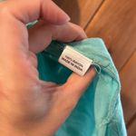 Seafoam green embroidered fringe detail swim coverup Photo 3