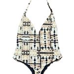 Vitamin A  Bianca Reversible Plunge Cutout One Piece Swimsuit in Sahara Black Photo 6