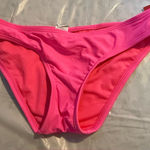 The Bikini Lab Women’s Medium Pink Hipster Swim Bikini Bottom NWT Photo 0