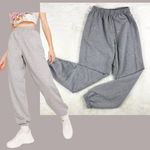 Nasty Gal 'Jog The Limelight" Lightweight Stretch Joggers SMALL Photo 0