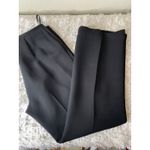 Liz Claiborne  Black Lined Trousers Sz 6 100% Polyester Suit Pants Photo 3