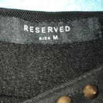 Reserved 𝅺Spike blouse by  black peplum blouse size M Photo 5