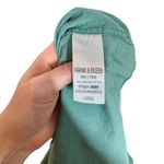 Frank & Eileen  Barry Featherweight Cotton Voile Button Up Shirt in Moss Green Photo 10