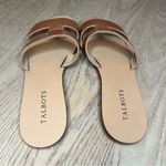 Talbots  Hannah Vachetta Leather Women's Slide Sandals Havana Tan Size 9 Photo 1