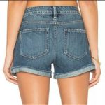 Paige Size 27 Blue Jimmy Jimmy Midrise Stretch Distressed Denim Jean Shorts Photo 5