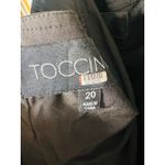 TOCCIN Black White Printed Trapeze High Low Sleeveless Maxi Dress size 20 Photo 12