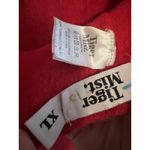 Tiger Mist Red Fuzzy Open Back Halter Romper - Women's XL Photo 2