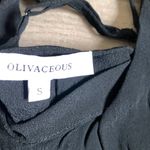 Olivaceous  black mini dress Photo 2