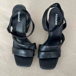 Abound  Tracy Black Platform Heeled Sandal Size 8 Photo 3