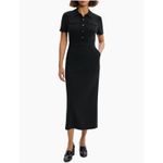 Theory New!  Military Polo Wool MidiDress Black‎ Sz 4 $595 Photo 3