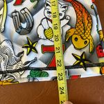 InkNBurn Lucky Tech Short Sleeve‎ Graphic T Shirt XXS 2XS White Multicolor Gym Blue Photo 6
