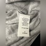 Vision USA Women’s Gray Long Sleeve Scrunched Sleeve Shirt Dress Size Small Photo 4