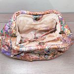 Source Unknown Vintage 1980s Quilted Painted Leather Paint‎ Splash Purse Handbag Multicolor Photo 4