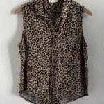 Beach Lunch Lounge Collection Front Button Leopard Tank Front Tie Large Photo 0