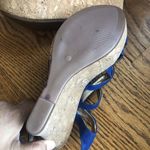 Columbia SKA Women's Sandals Made In Blue Shimmer Wedge Size 38 Photo 7