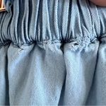 American Eagle Pull On Paperbag Chambray Pants 100% Cotton Small Photo 6