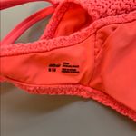 Aerie Vibrant Coral Crotchet Bikini Set TOP is Medium Bottom is Small Photo 2