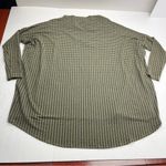 Bryn Walker  Green Houndstooth Womens Size XXS‎ Tunic Top Oversized Mock Neck Photo 8
