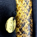 Scotch & Soda Atelier No. 4 Tailored Pants Snakeskin Trim Stretch Black XS NWT Photo 2