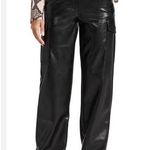 Generation Love Nate Vegan Leather Cargo Pants Black size XS /0 Photo 0