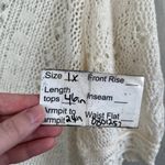Lauren Ralph Lauren 1X White ivory Long Linen Crochet Cardigan Sweater Photo 13