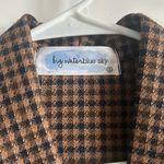 Brown houndstooth blazer dress Black Photo 2