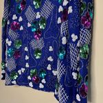 Moonlight Vintage Silk Beaded Evening Women’s Jacket Floral XL Photo 10