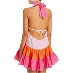 Solid & Striped NWT  Brianna Colorblock Halter Cover-up Dress Pink Tangerine XL Photo 24