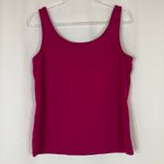 Talbots | Pink Scoop Neck Tank Top Cotton Spandex Blend Womens Large Photo 3