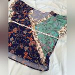 Umgee Mint Floral Ruffle Bell Sleeve V Neck Blouse Women’s Small Crossbody Relaxed Fit Photo 1