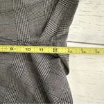 American Eagle  Wide Leg Trousers Womens 8 Long Gray Plaid Pants Stretch New Photo 11