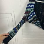 Free People  Fair Isle Carnival Knit Cropped Shrug Sweater Size S Photo 5