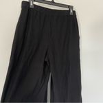 Eileen Fisher Black Wide Leg Pants High Waist Minimal Trouser Officewear Career Photo 5
