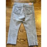 Levi's Grey Wash Levi’s Wedgie Straight Crop Photo 4