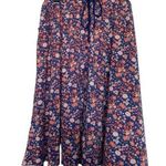 LuLaRoe  Blue Pink Marsha Mid Length A-Line Skirt Size XL EUC #0062 Photo 0