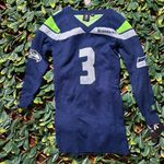 NFL Seattle Seahawks Russell Wilson Jersey Sweater Dress Size M NWT Photo 1