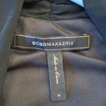 BCBG MaxAzria Women Size M Fitted Front Drape Pleat Midi Dress Photo 2